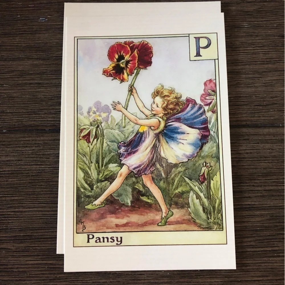 Garden Flower Fairies by: Cicely Mary Barker postcard set #11